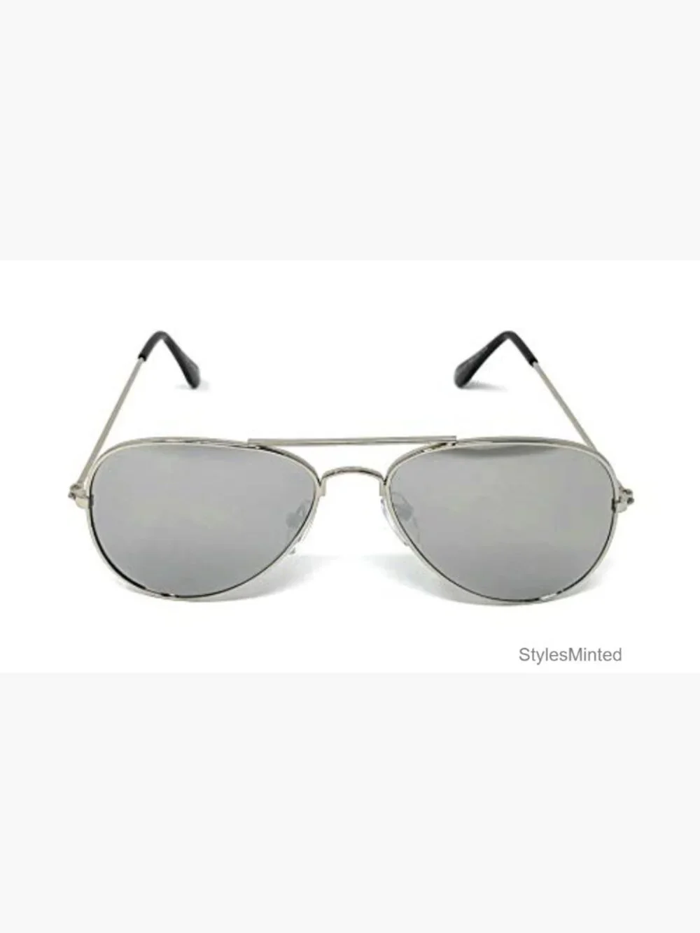 Kids Metal Aviator Sunglasses UV400 Protection Adjustable